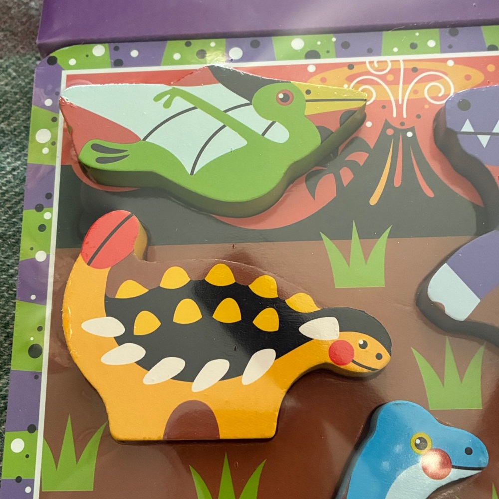 Melissa & Doug Chunky Dinosaur Puzzle - - Picture 7 of 8